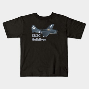 SB2C Helldiver / A-25 Shrike WW2 Airplane Kids T-Shirt